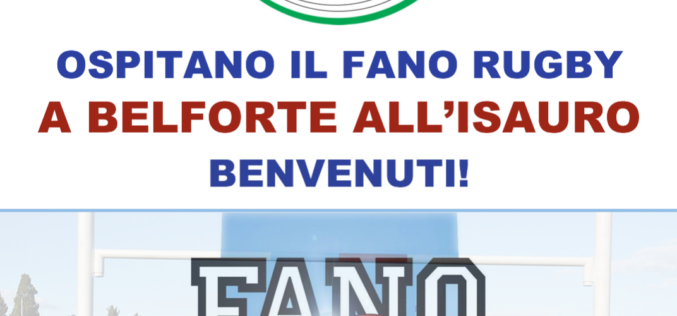 Fano Rugby a Belforte all’Isauro