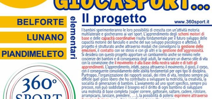 Progetto “Giocasport a scuola”