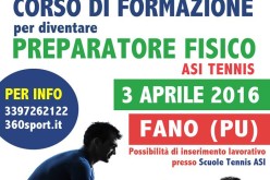 Corso “Preparatore Fisico ASI Tennis”