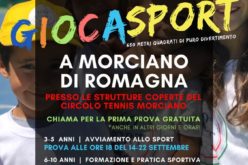 360 Sport – A Morciano riparte il Gioca Sport