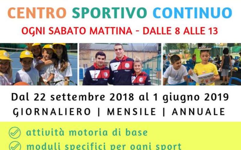 Sabato mattina ‘A scuola di sport’: il progetto del Circolo Tennis di Morciano per dare una risposta ai bambini delle scuole elementari e alle loro famiglie