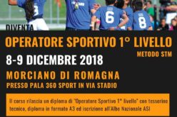 A Morciano un weekend dedicato alla formazione degli operatori sportivi di 1° livello: “Gli allievi migliori potranno entrare a far parte dello staff di 360 Sport”.