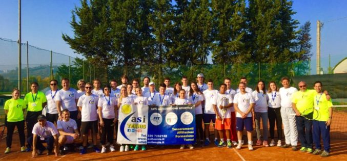 I futuri istruttori di tennis si danno appuntamento a Morciano: torna dal 31 ottobre al 4 novembre il corso del settore nazionale ASI Tennis