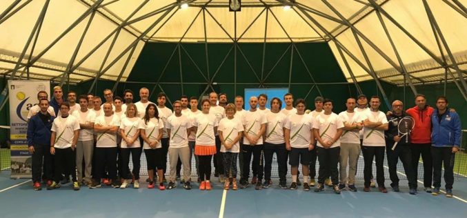 Da tutta Italia per partecipare ai corsi di 360 Sport dedicati ai futuri istruttori di tennis