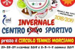 Dal 2 al 5 gennaio torna il centro invernale sportivo del Ct Morciano