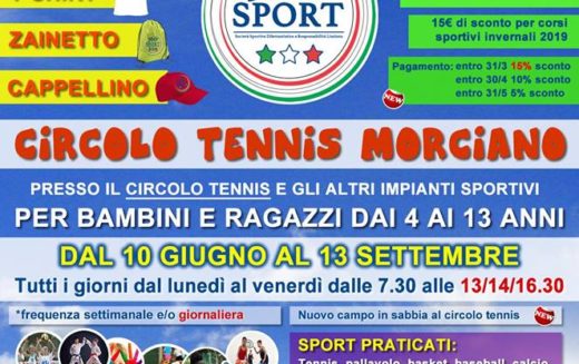 Antica Fiera di San Gregorio: presentazione dei centri estivi sportivi e prove gratuite per i più piccoli
